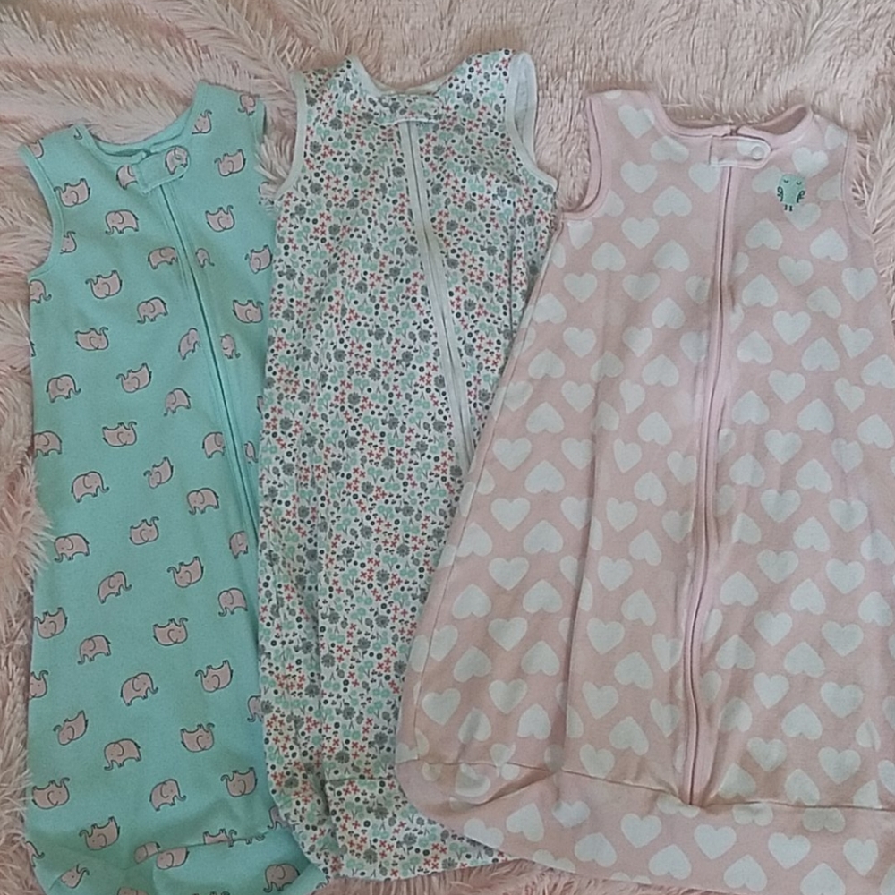 6 to 9 Month Girl NWOT Sleep Sacks
